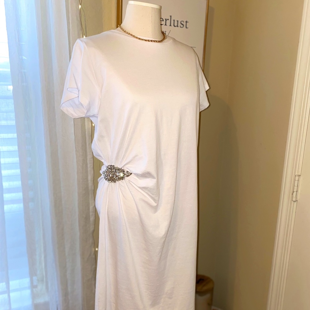Embellished T-Shirt Dress